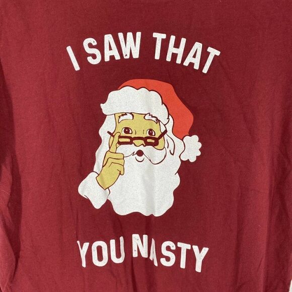 Tipsy Elves T Shirt I Saw That You Nasty - Picture 2 of 5